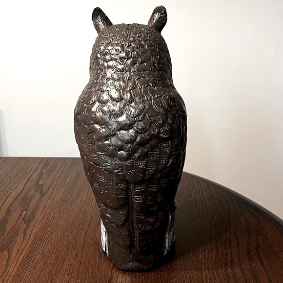 Vintage 1990 Dalen Great Horned Owl Scarecrow - Picture 2 of 8